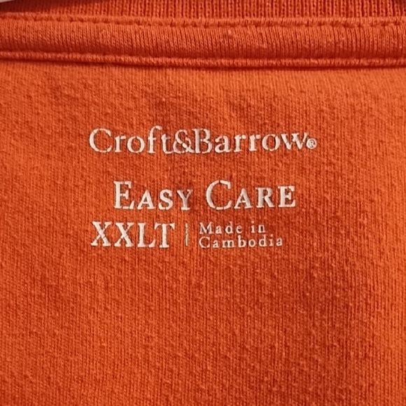 2 Croft & Barrow Polo Shirt Duo - Teal and Coral - Picture 4 of 16